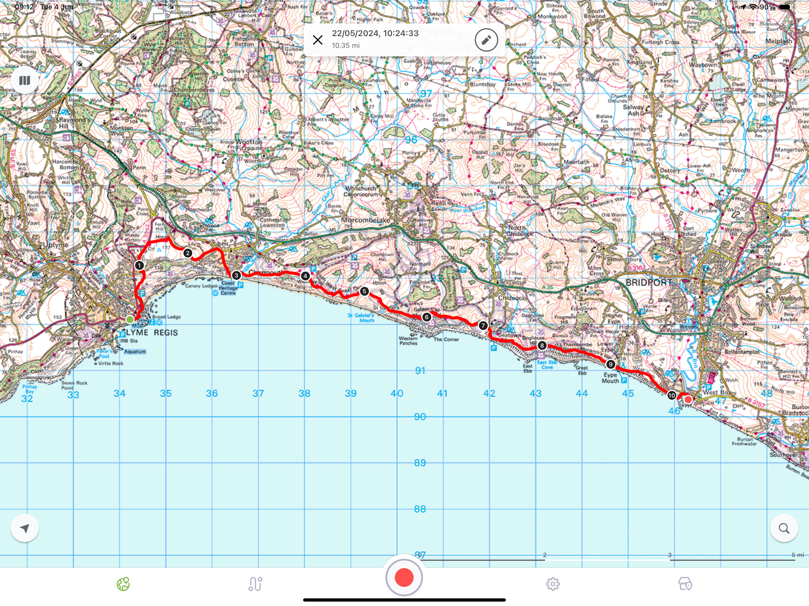 Map of Day 5